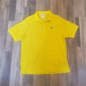 Lacoste Yellow Polo Adult Size 6